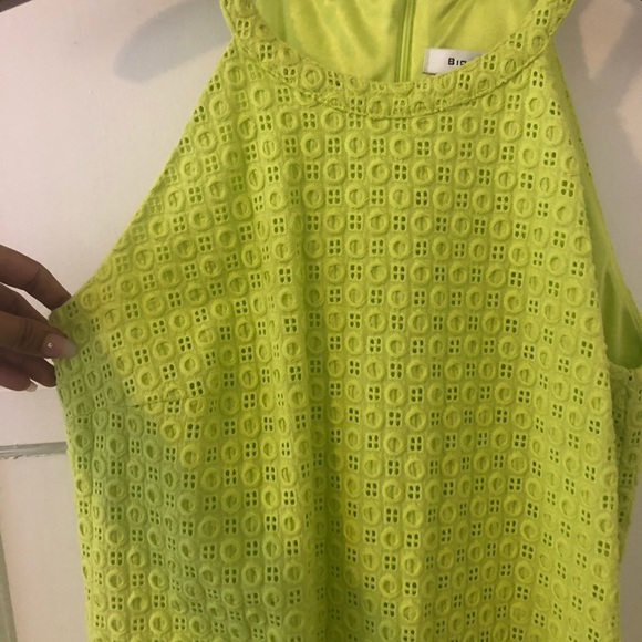 Highlighter Green Dress with unique design 😍 - Picture 2 of 4